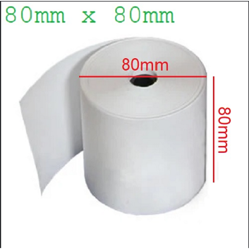 Giấy in nhiệt khổ 80-80mm Giấy in nhiệt khổ 80-80mm